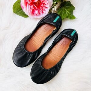 Tieks Matte Black Flats